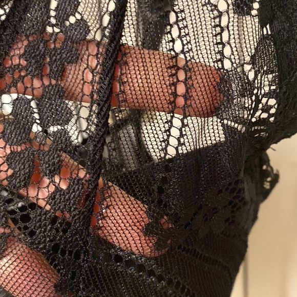 daisy fuentes 1X short black nightie - Picture 5 of 6